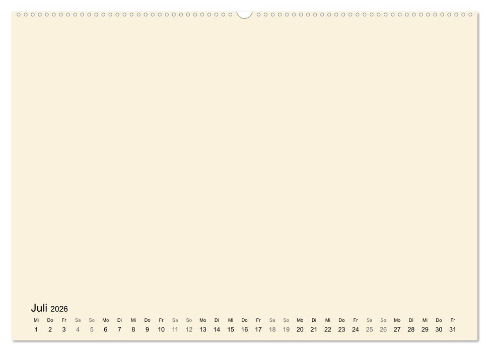 DIY Bastel-Kalender -Warme Pastell Farben- Zum Selbstgestalten (CALVENDO Premium Wandkalender 2026)