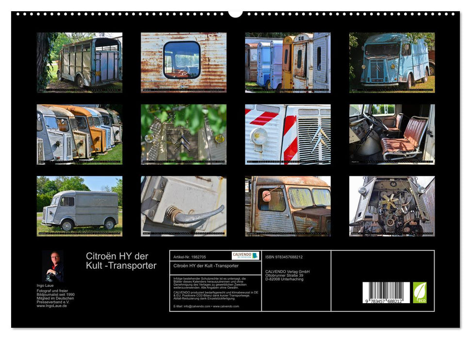 Citroën HY der Kult -Transporter (CALVENDO Premium Wandkalender 2026)