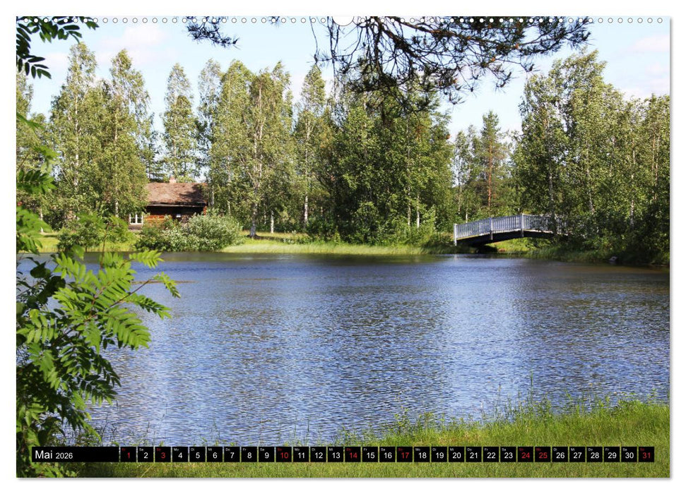 Sommer in Schwedens Lappland (CALVENDO Premium Wandkalender 2026)