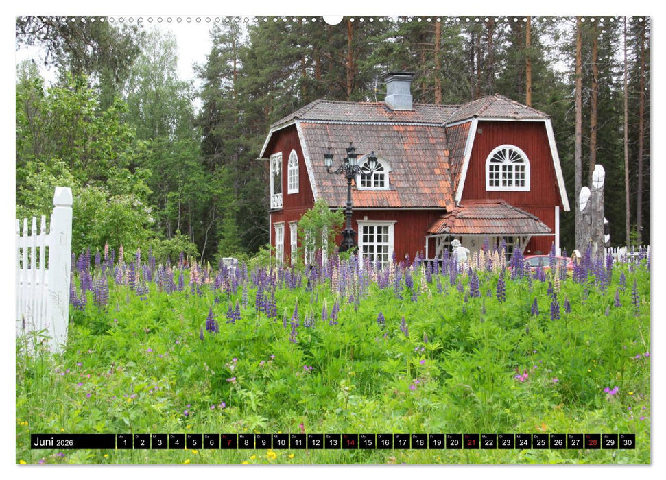 Sommer in Schwedens Lappland (CALVENDO Premium Wandkalender 2026)