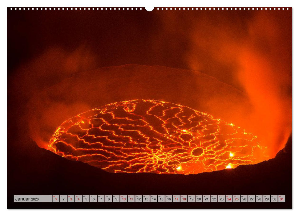 Die schönsten Vulkane Afrikas (CALVENDO Wandkalender 2026)