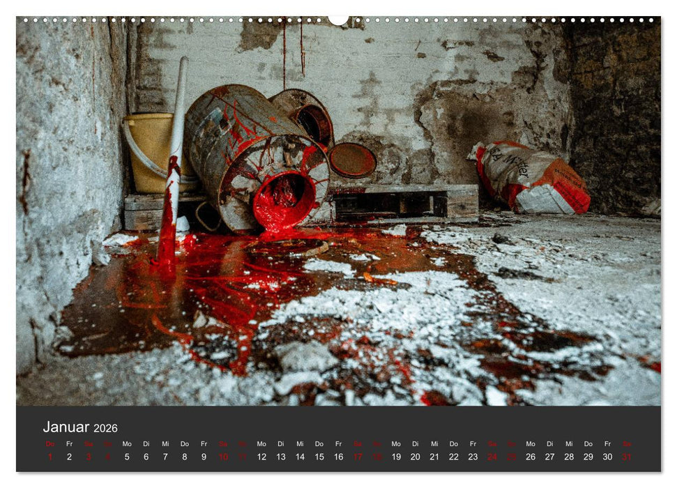 Verlassene Orte - Ein Lost Places Kalender (CALVENDO Premium Wandkalender 2026)