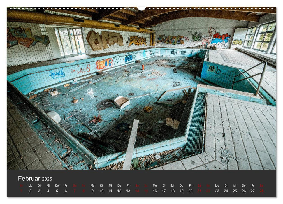 Verlassene Orte - Ein Lost Places Kalender (CALVENDO Premium Wandkalender 2026)
