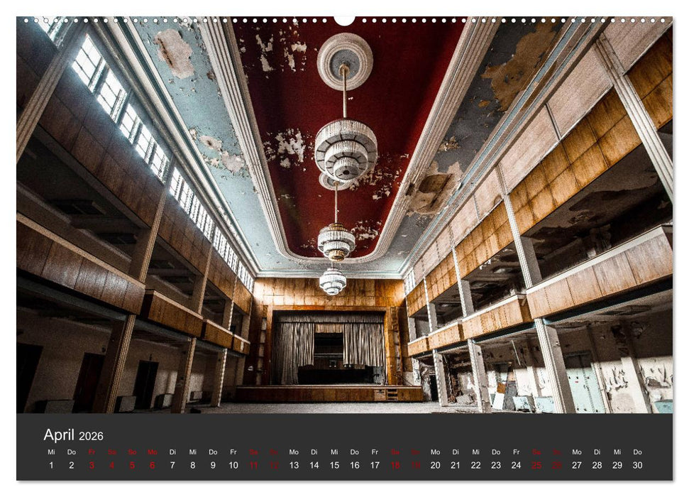 Verlassene Orte - Ein Lost Places Kalender (CALVENDO Premium Wandkalender 2026)