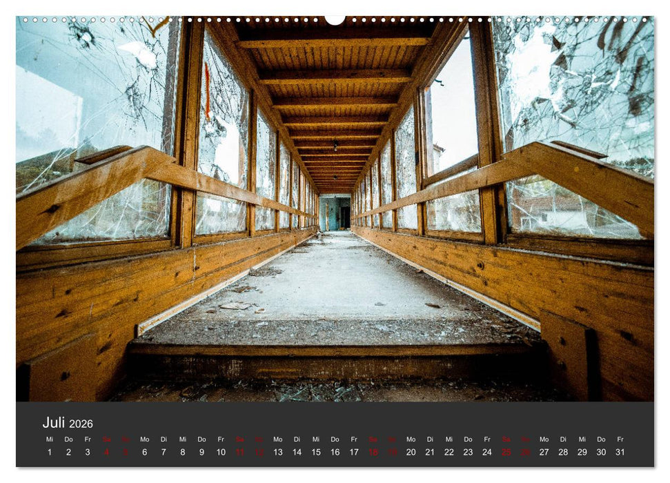 Verlassene Orte - Ein Lost Places Kalender (CALVENDO Premium Wandkalender 2026)