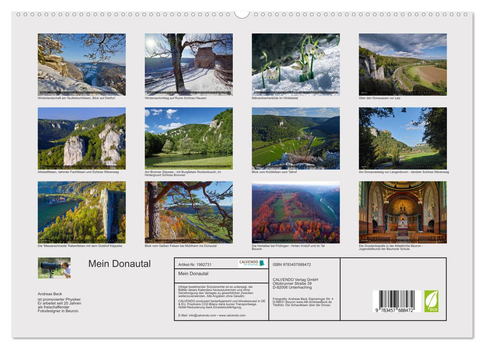 Mein Donautal (CALVENDO Premium Wandkalender 2026)