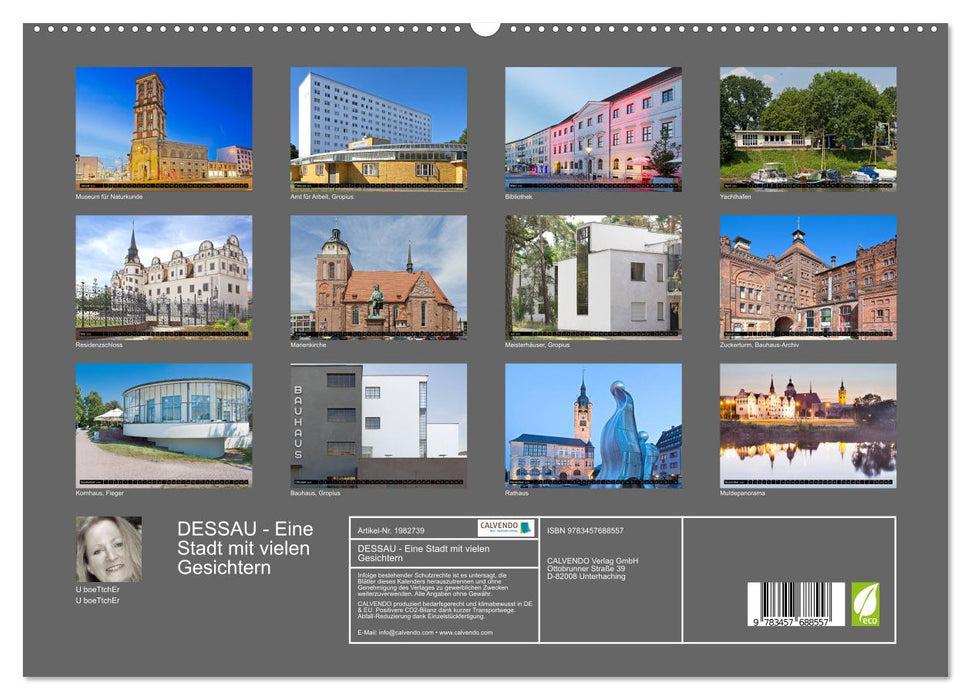 DESSAU - Eine Stadt mit vielen Gesichtern (CALVENDO Premium Wandkalender 2026)