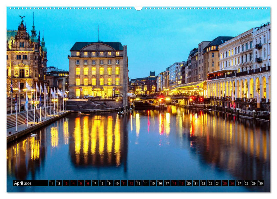 Hamburger Highlights (CALVENDO Premium Wandkalender 2026)