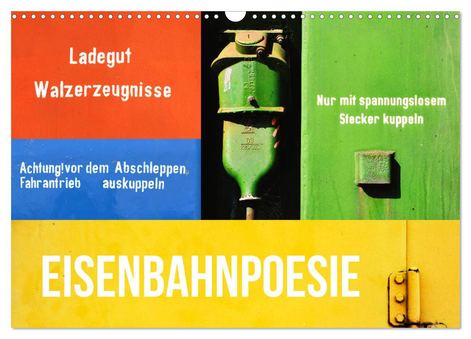 EISENBAHNPOESIE (CALVENDO Wandkalender 2026)