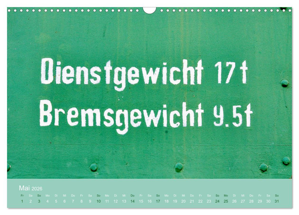 EISENBAHNPOESIE (CALVENDO Wandkalender 2026)