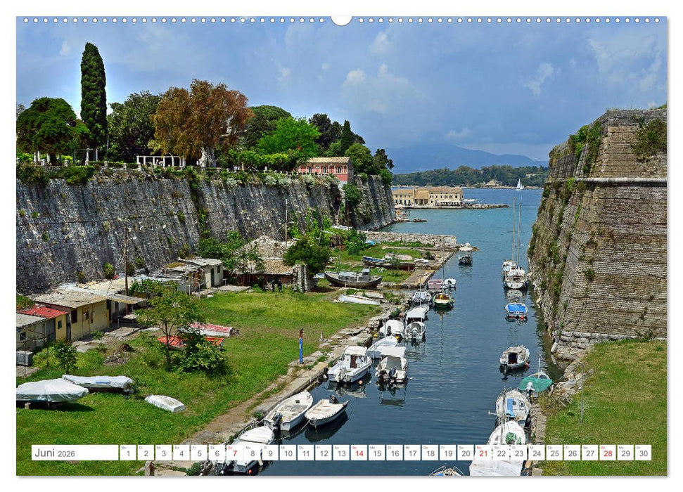 Faszination Korfu (CALVENDO Premium Wandkalender 2026)
