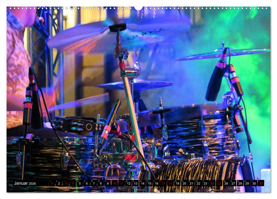 Schlagzeug on Tour (CALVENDO Wandkalender 2026)