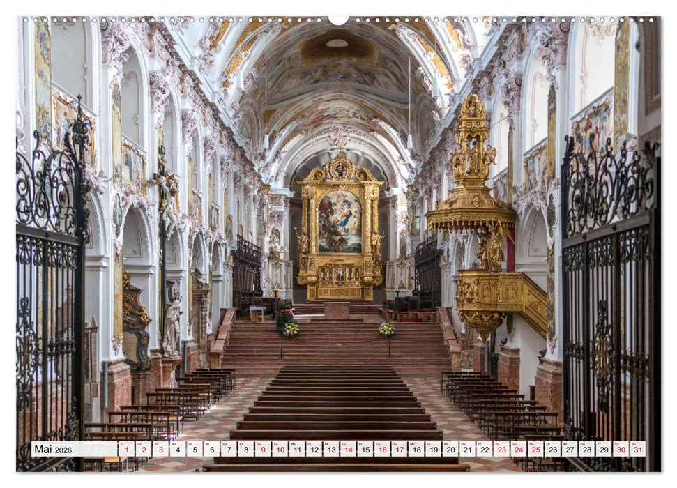 Bayerns Kirchen (CALVENDO Premium Wandkalender 2026)