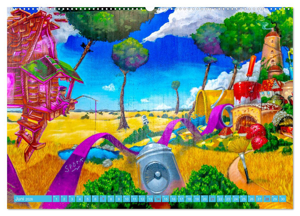 Street art Köln Michael Jaster (CALVENDO Premium Wandkalender 2026)