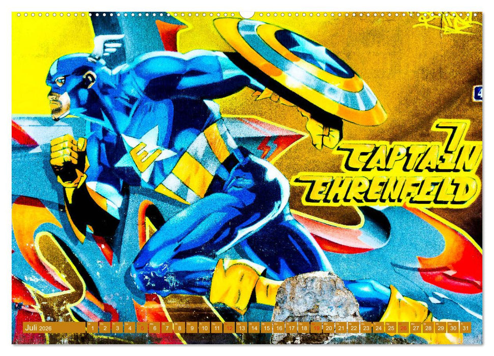 Street art Köln Michael Jaster (CALVENDO Premium Wandkalender 2026)