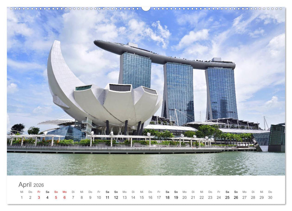 Singapur (CALVENDO Premium Wandkalender 2026)