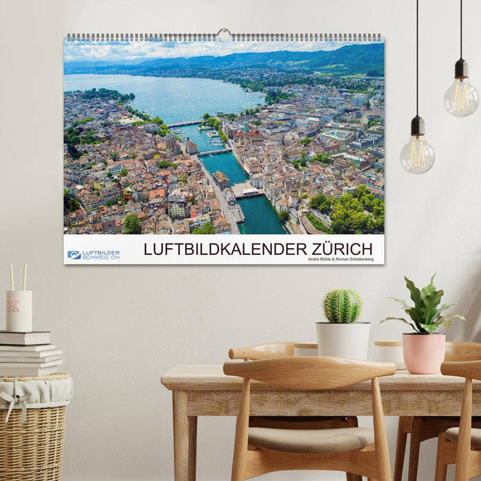 Luftbildkalender Zürich (CALVENDO Wandkalender 2026)