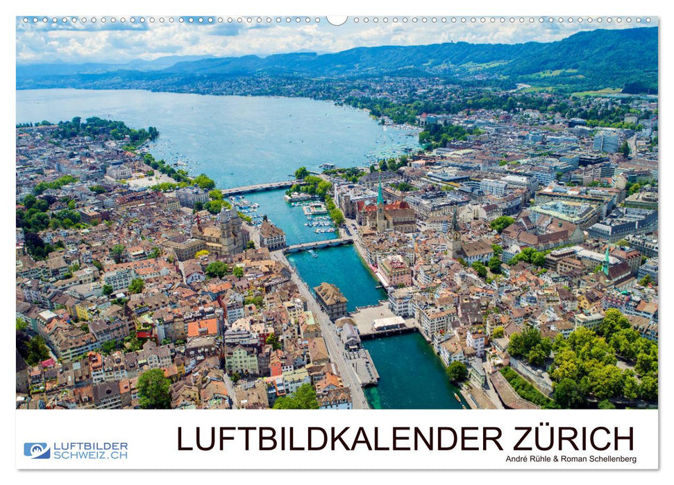 Luftbildkalender Zürich (CALVENDO Wandkalender 2026)