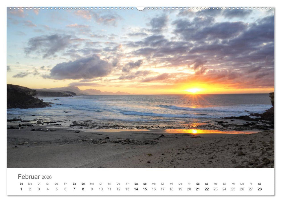 Fuerteventura - die Wüsteninsel der Kanaren (CALVENDO Premium Wandkalender 2026)