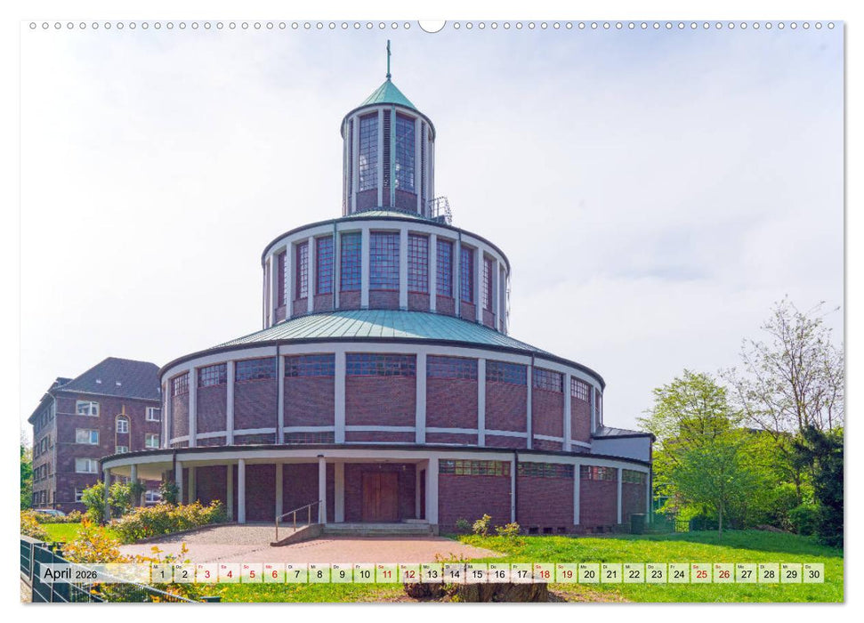 Bauhaus-Architektur im Ruhrgebiet (CALVENDO Premium Wandkalender 2026)