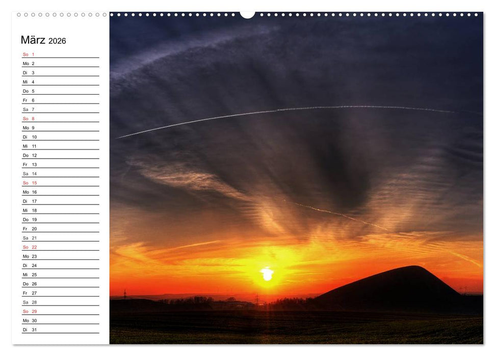 Schachtanlagen in Mansfeld Südharz (CALVENDO Premium Wandkalender 2026)