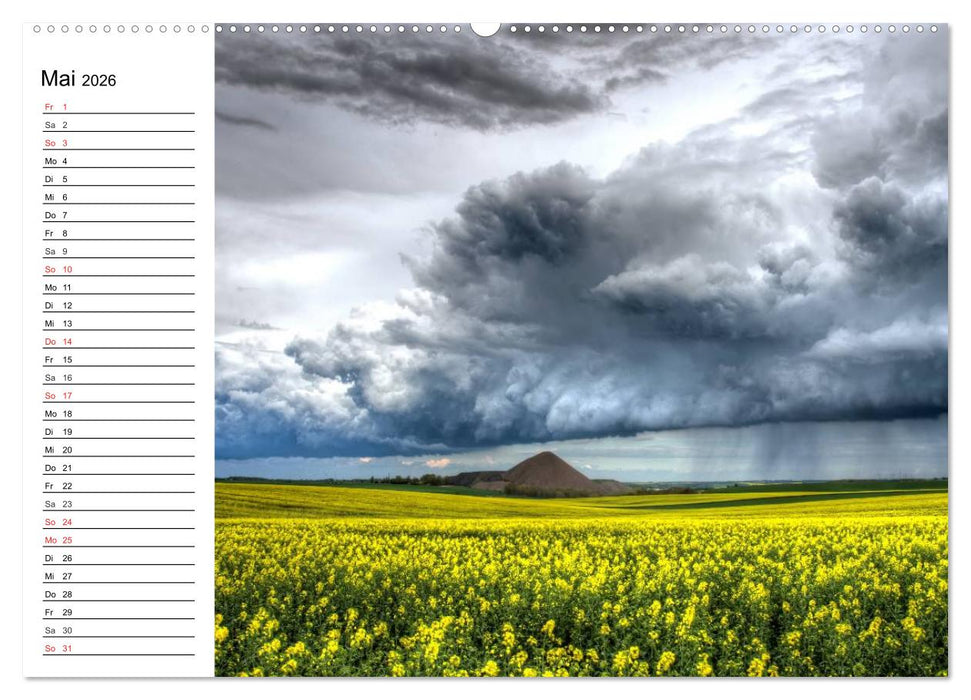 Schachtanlagen in Mansfeld Südharz (CALVENDO Premium Wandkalender 2026)