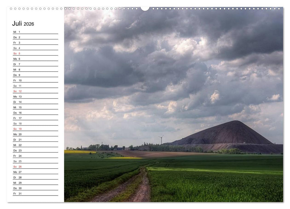 Schachtanlagen in Mansfeld Südharz (CALVENDO Premium Wandkalender 2026)
