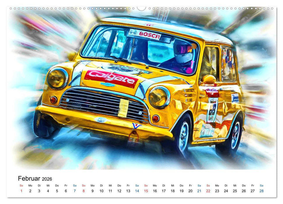 Tourenwagen von gestern (CALVENDO Premium Wandkalender 2026)