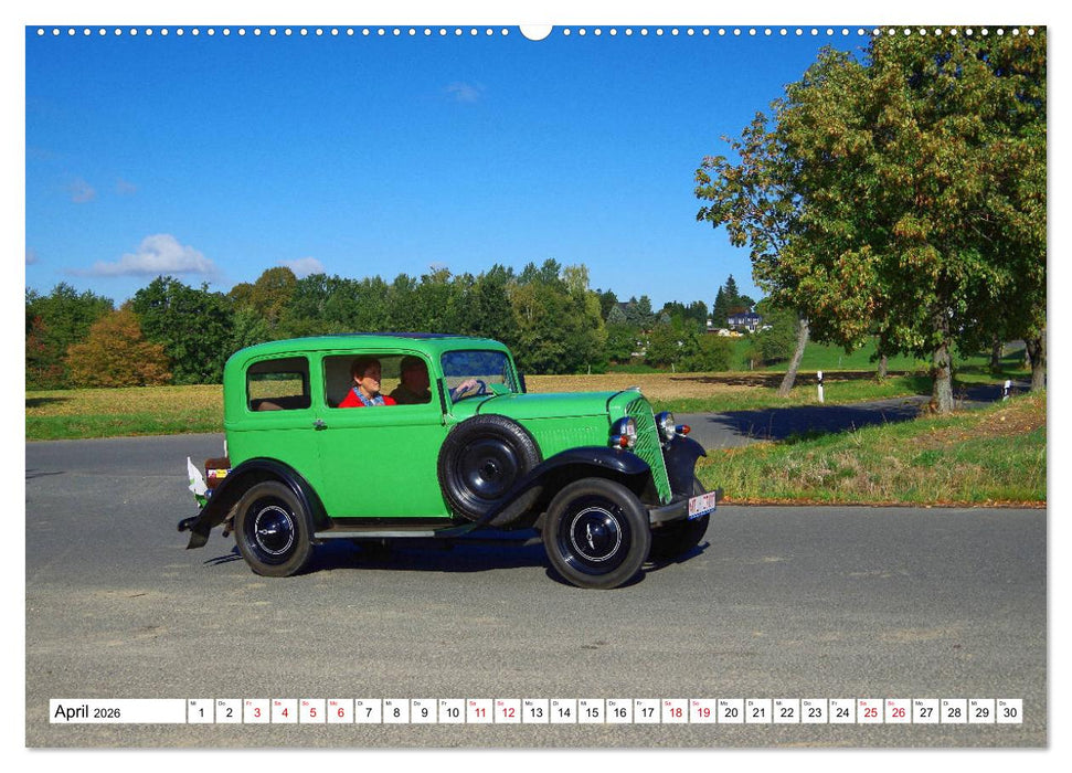 Oldtimer in Colditz (CALVENDO Premium Wandkalender 2026)