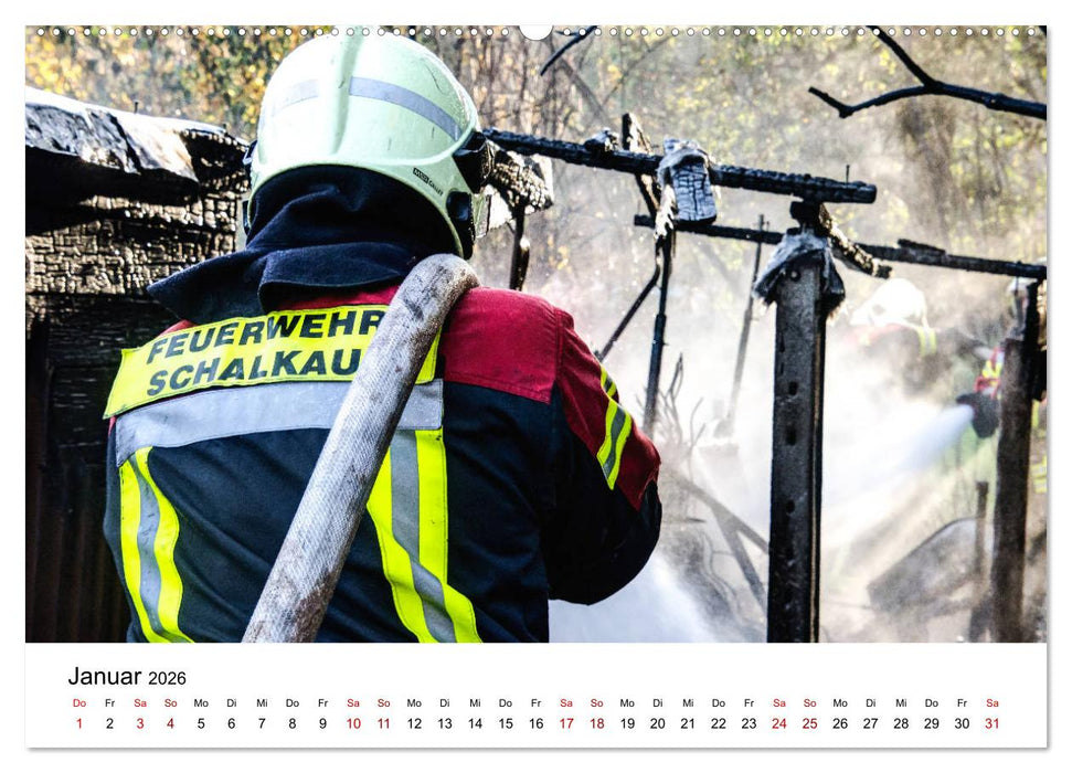 FEUERWEHR IM EINSATZ (CALVENDO Wandkalender 2026)