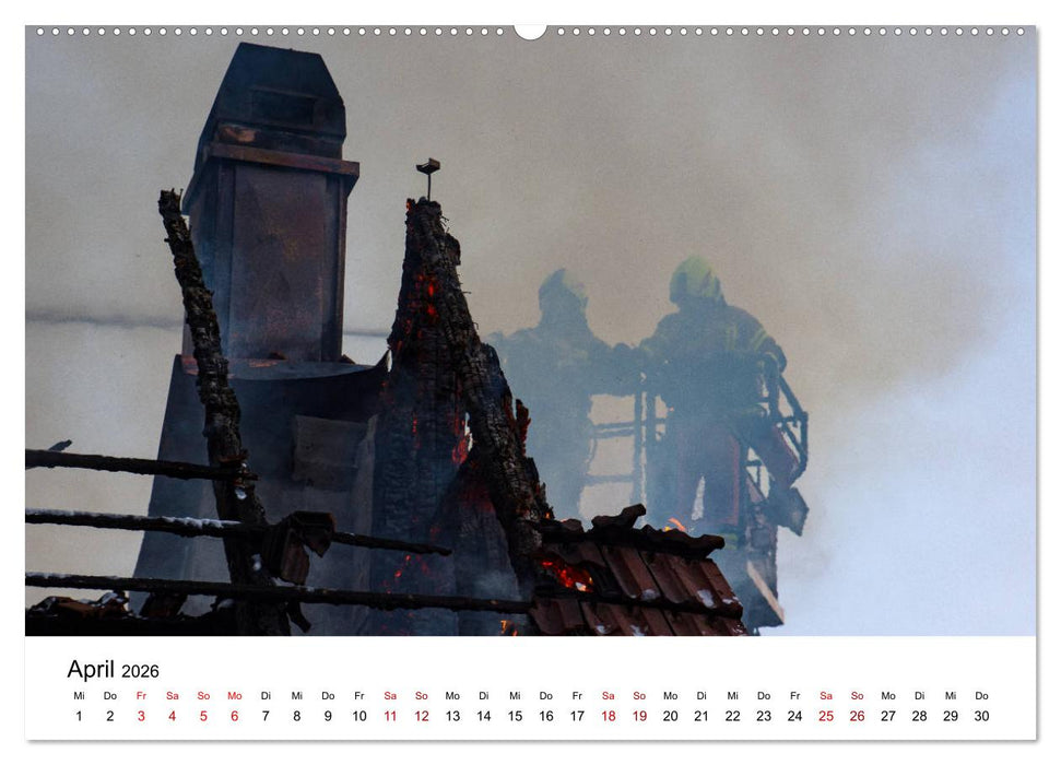 FEUERWEHR IM EINSATZ (CALVENDO Wandkalender 2026)