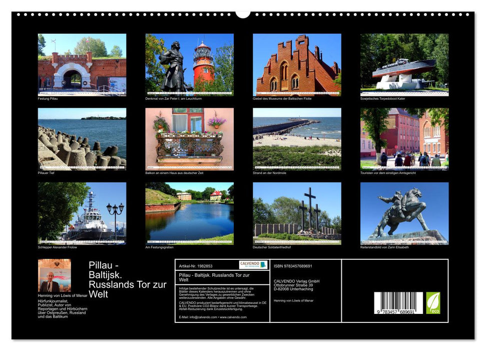 Pillau - Baltijsk. Russlands Tor zur Welt (CALVENDO Premium Wandkalender 2026)