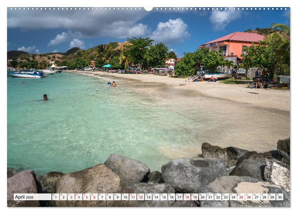 Karibik - Les Saintes - Terre De Haut (CALVENDO Premium Wandkalender 2026)