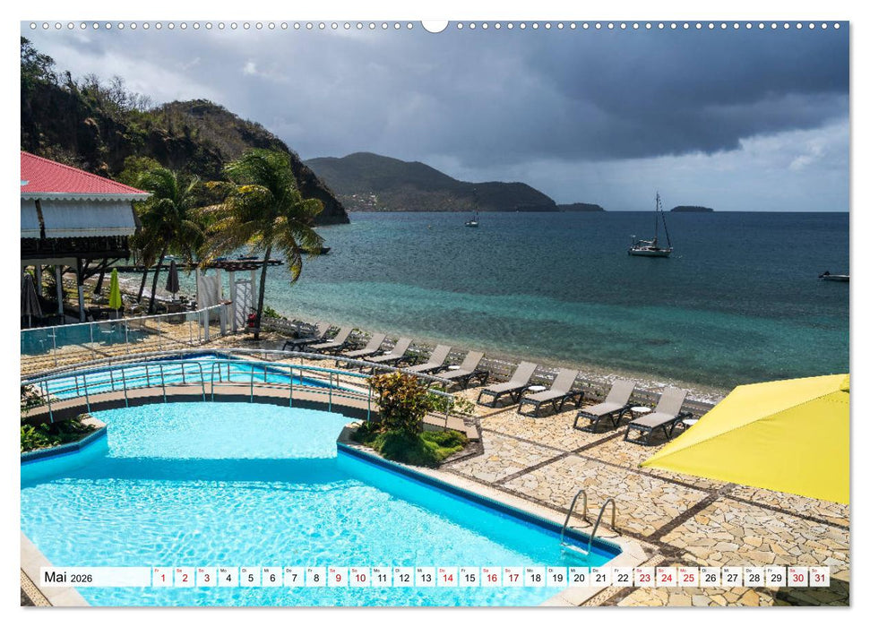 Karibik - Les Saintes - Terre De Haut (CALVENDO Premium Wandkalender 2026)