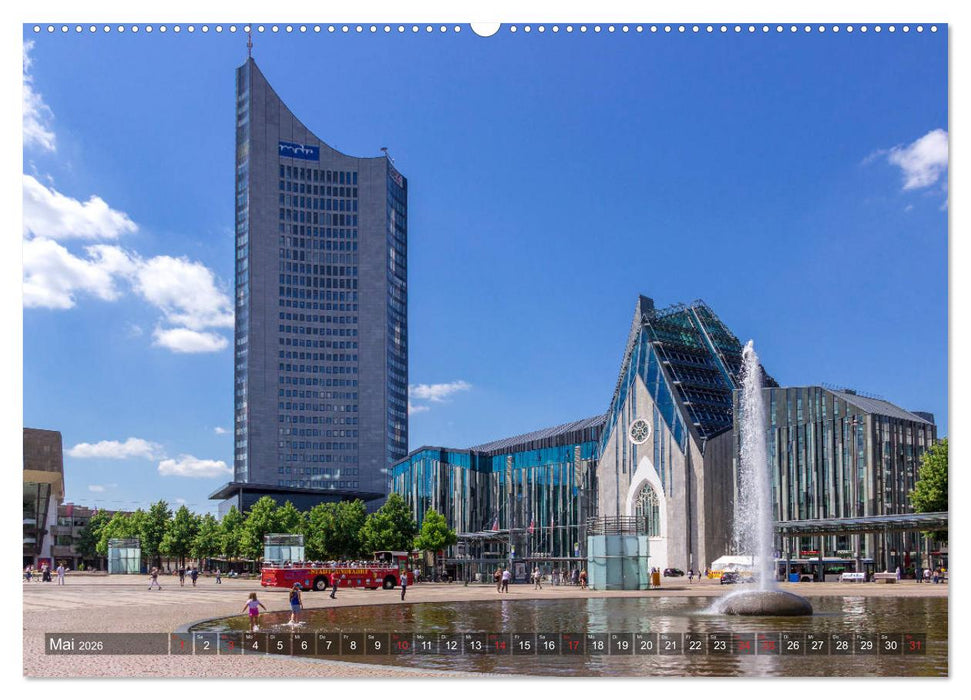 Ein Sommertag in Leipzig (CALVENDO Premium Wandkalender 2026)
