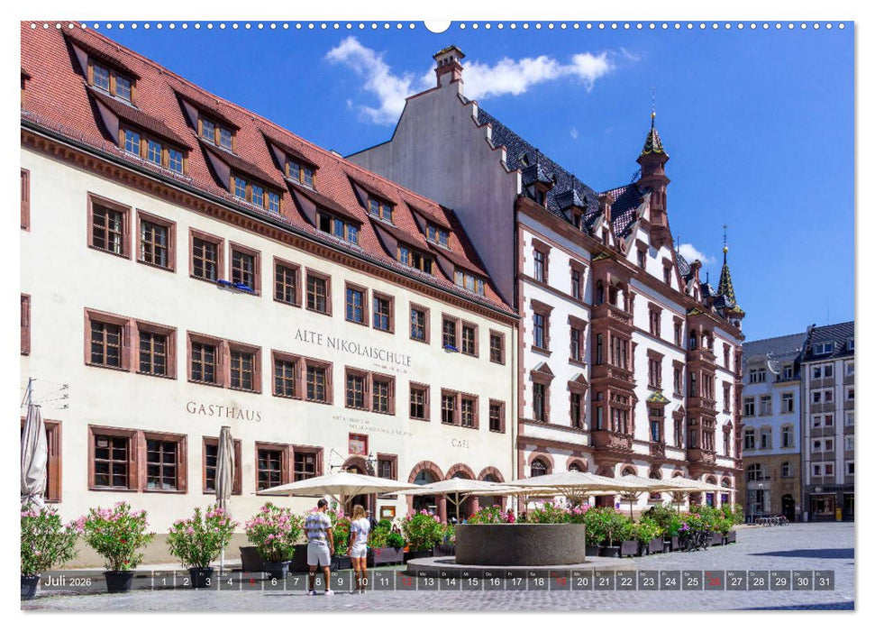 Ein Sommertag in Leipzig (CALVENDO Premium Wandkalender 2026)