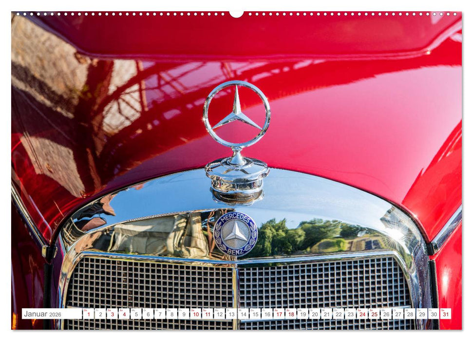Mercedes Benz Adenauer: Legenden sind rot. (CALVENDO Premium Wandkalender 2026)