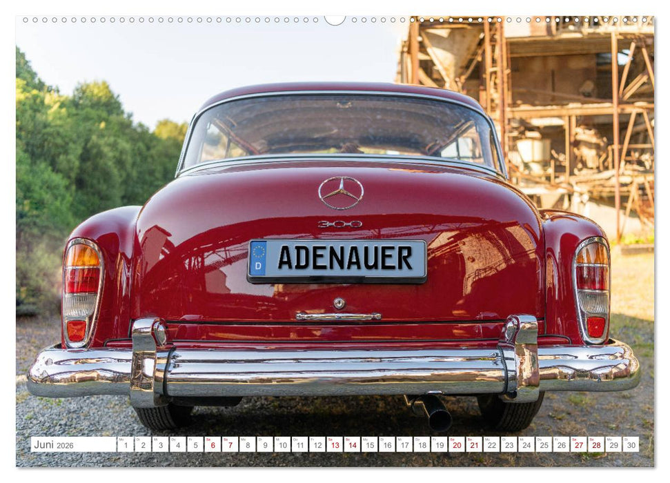 Mercedes Benz Adenauer: Legenden sind rot. (CALVENDO Premium Wandkalender 2026)