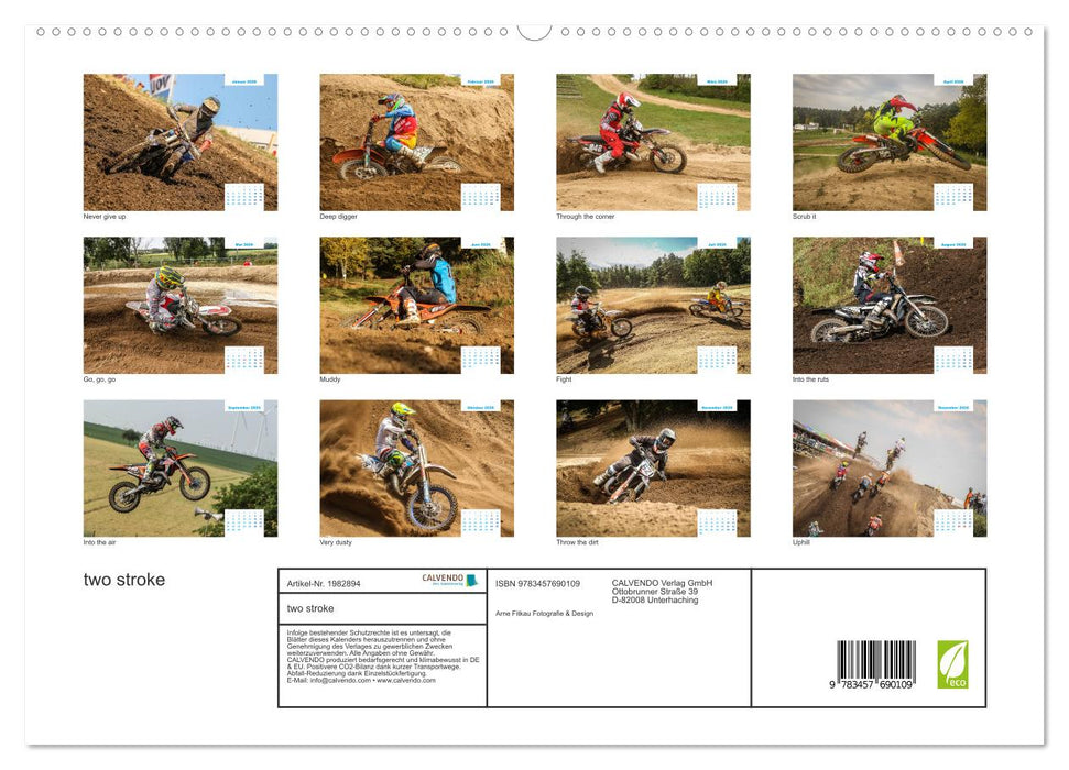 two stroke (CALVENDO Wandkalender 2026)