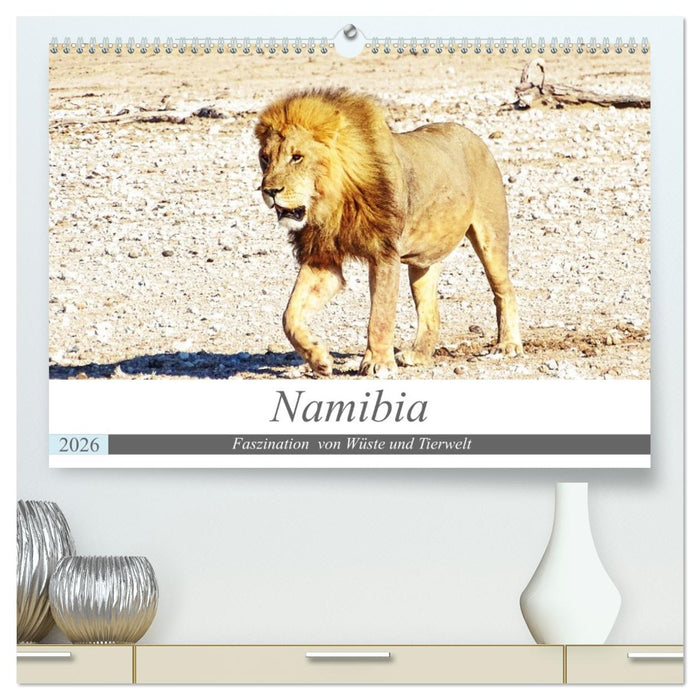 Namibia, Faszination Wüste und Tierwelt (CALVENDO Premium Wandkalender 2026)