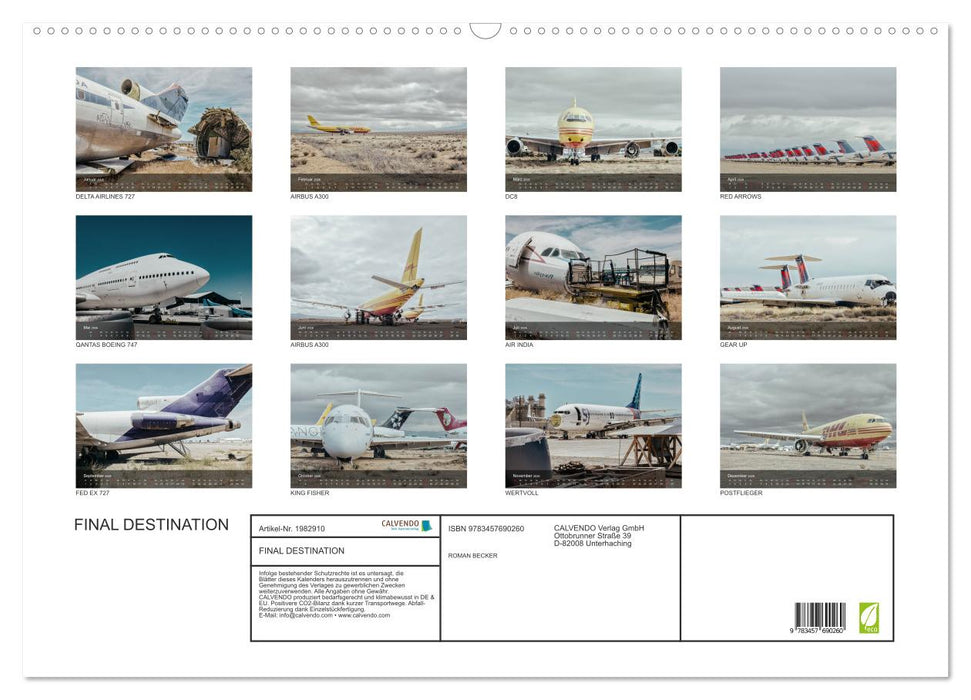 FINAL DESTINATION (CALVENDO Wandkalender 2026)