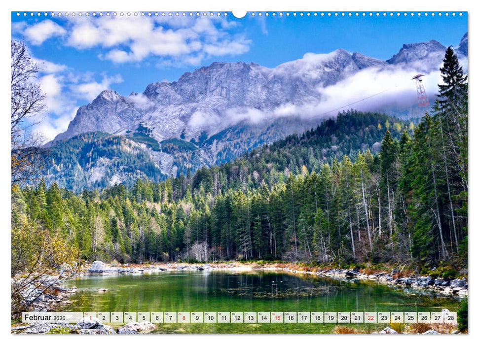 Türkisblaue Seen (CALVENDO Premium Wandkalender 2026)