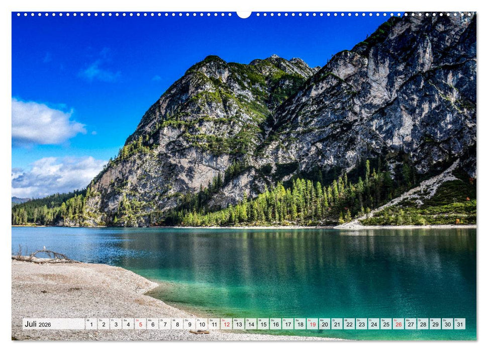 Türkisblaue Seen (CALVENDO Premium Wandkalender 2026)