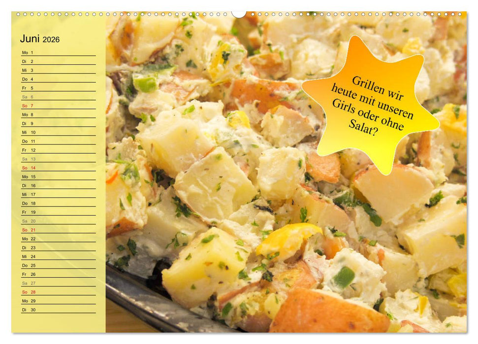 Auftragsgriller für effektive Fettverbrennung! Denn Grillsaison ist immer! (CALVENDO Wandkalender 2026)