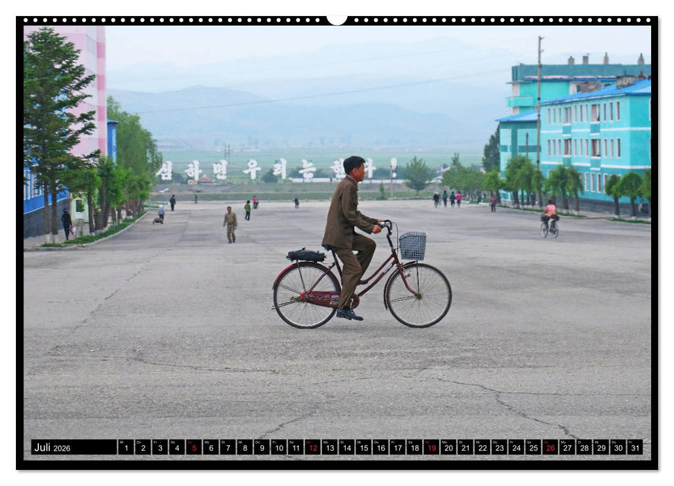 Nordkorea - Die große Leere (CALVENDO Premium Wandkalender 2026)