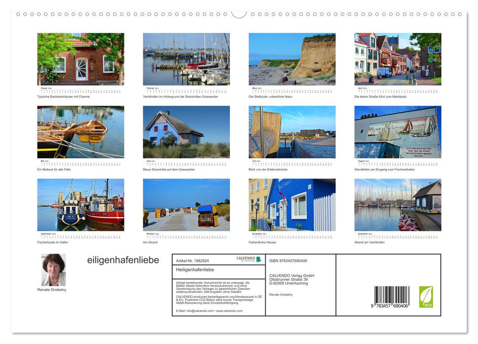 Heiligenhafenliebe (CALVENDO Premium Wandkalender 2026)