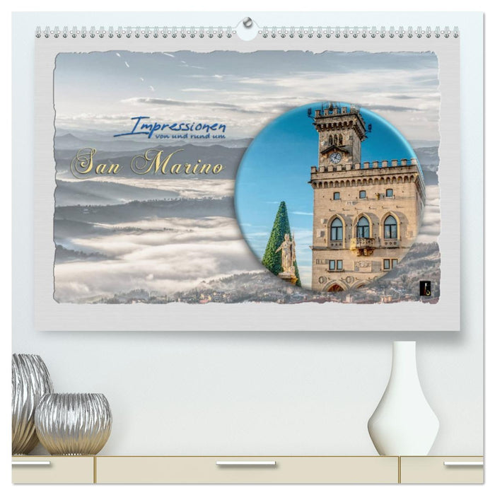 Impressionen - von und rund um San Marino (CALVENDO Premium Wandkalender 2026)