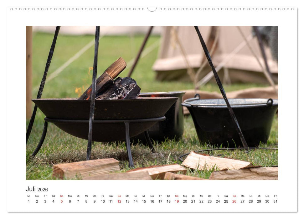 Mittelalter - Zeit unserer Ahnen (CALVENDO Premium Wandkalender 2026)