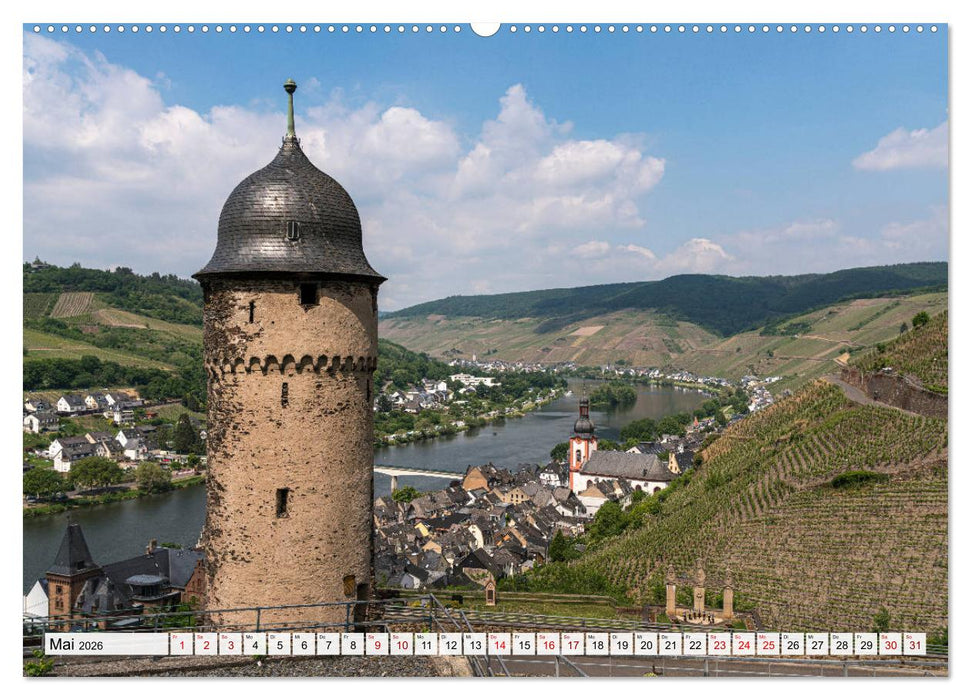 Von Trier nach Koblenz - Die Mosel (CALVENDO Wandkalender 2026)