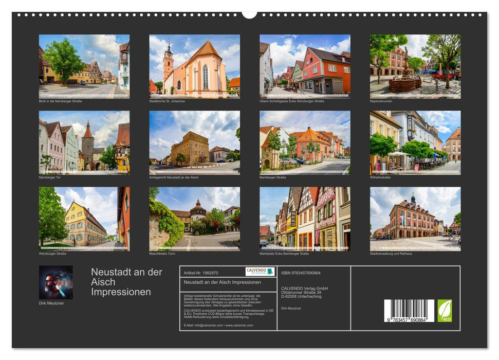 Neustadt an der Aisch Impressionen (CALVENDO Premium Wandkalender 2026)